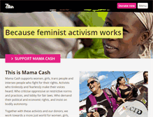 Tablet Screenshot of mamacash.org